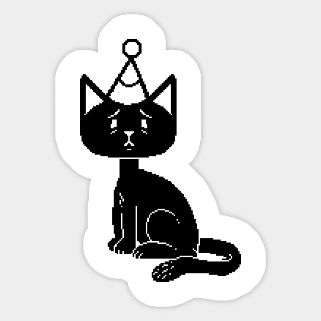 SADCAT Sticker by Rivkah